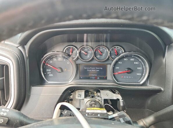 1GCUYDED4MZ330349 2021 CHEVROLET SILVERADO Black ხელსაწყოთა პანელის ხედი