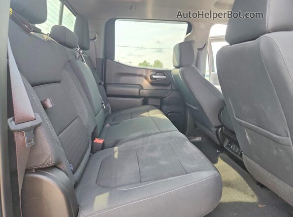 1GCUYDED4MZ330349 2021 CHEVROLET SILVERADO Black უკანა სავარძლების ხედი