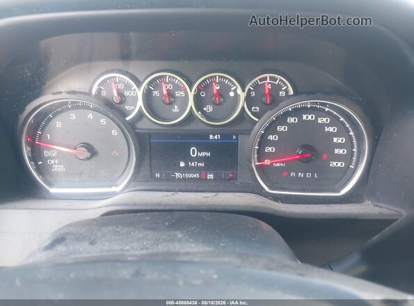 1GCUYDED5LZ156127 2020 CHEVROLET SILVERADO Silver Հետևի նստատեղերի տեսք