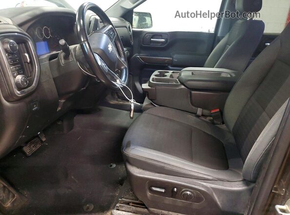 1GCUYDED8KZ150210 2019 CHEVROLET SILVERADO Коричневый Вид салона спереди