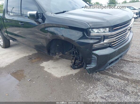 1GCUYDED8LZ201075 2020 CHEVROLET SILVERADO Черный Вид спереди