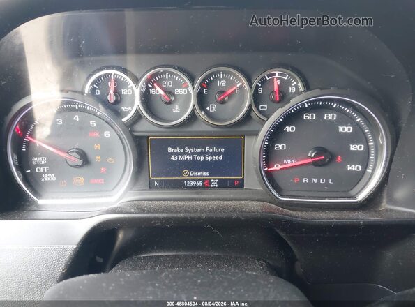 1GCUYDED8LZ201075 2020 CHEVROLET SILVERADO Черный Вид задних сидений
