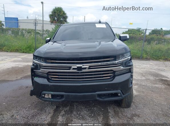 1GCUYDED8LZ201075 2020 CHEVROLET SILVERADO Черный Вид задней части салона