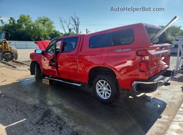 1GCUYDED8MZ381658 2021 CHEVROLET SILVERADO Red Trasero izquierdo