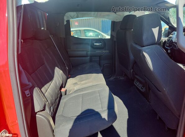 1GCUYDED8MZ381658 2021 CHEVROLET SILVERADO Red Vista de los asientos traseros