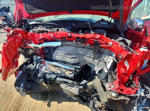 1GCUYDED8MZ381658 2021 CHEVROLET SILVERADO Red Vista interior trasera