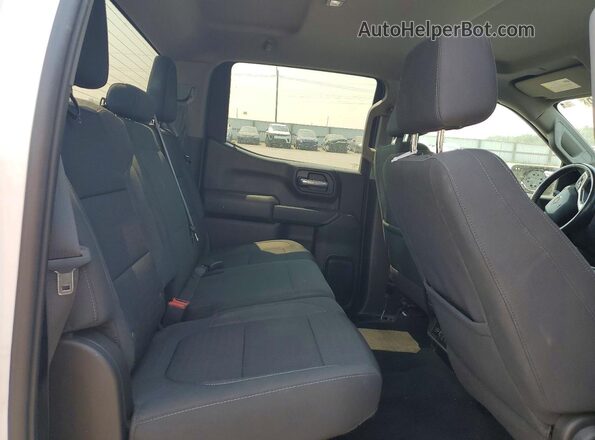 1GCUYDET6MZ377518 2021 CHEVROLET SILVERADO White Rear seats view