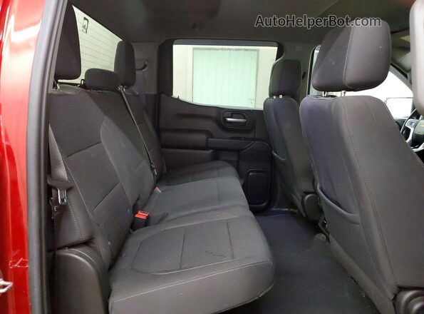 1GCUYDET6MZ442707 2021 CHEVROLET SILVERADO Red Հետևի նստատեղերի տեսք
