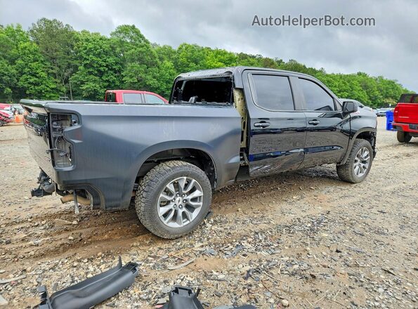 1GCUYEED0KZ386078 2019 CHEVROLET SILVERADO Black Trasero derecho