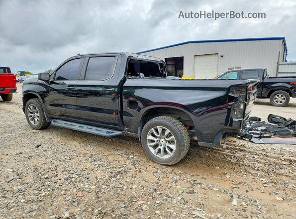 1GCUYEED0KZ386078 2019 CHEVROLET SILVERADO Black Trasero izquierdo