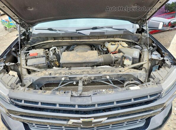 1GCUYEED0KZ386078 2019 CHEVROLET SILVERADO Black Vista interior trasera