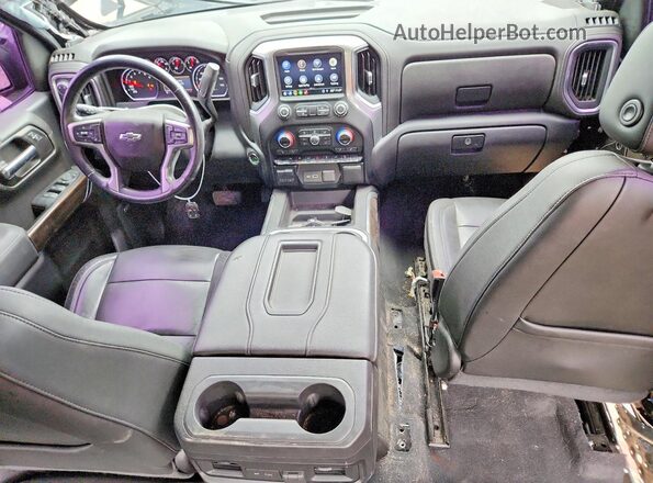 1GCUYEED0KZ386078 2019 CHEVROLET SILVERADO Black Vista del salpicadero