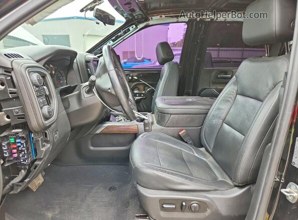 1GCUYEED0KZ386078 2019 CHEVROLET SILVERADO Black Vista interior delantera