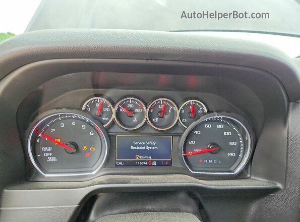 1GCUYEED0KZ386078 2019 CHEVROLET SILVERADO Black Vista del cuadro de instrumentos