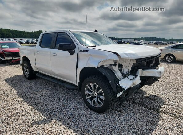 1GCUYEED0LZ243357 2020 CHEVROLET SILVERADO Белый Передняя правая четверть