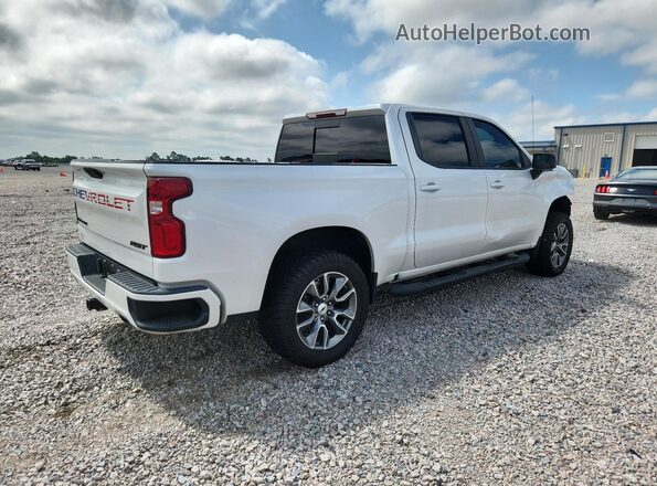 1GCUYEED0LZ243357 2020 CHEVROLET SILVERADO Белый Задняя правая четверть