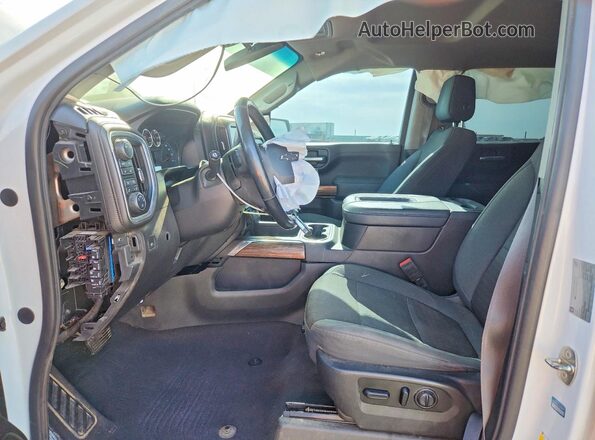 1GCUYEED3KZ202770 2019 CHEVROLET SILVERADO White Vista interior delantera