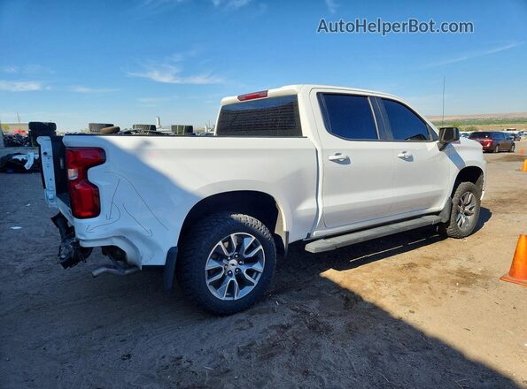 1GCUYEED3NZ193489 2022 CHEVROLET SILVERADO White უკანა მარჯვენა