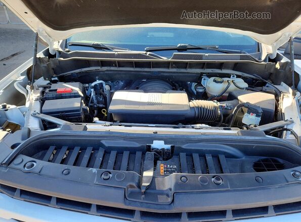 1GCUYEED3NZ193489 2022 CHEVROLET SILVERADO White უკანა სალონის ხედი