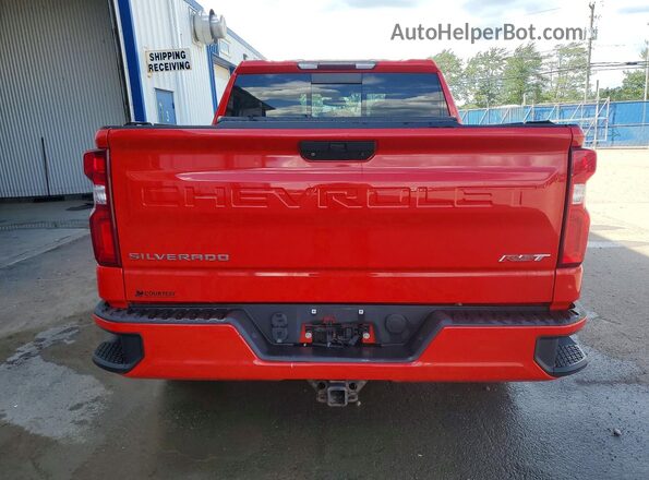 1GCUYEED6KZ412862 2019 CHEVROLET SILVERADO Red Вид ззаду