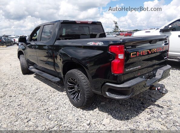 1GCUYEED6MZ151929 2021 CHEVROLET SILVERADO Черный Задняя левая четверть