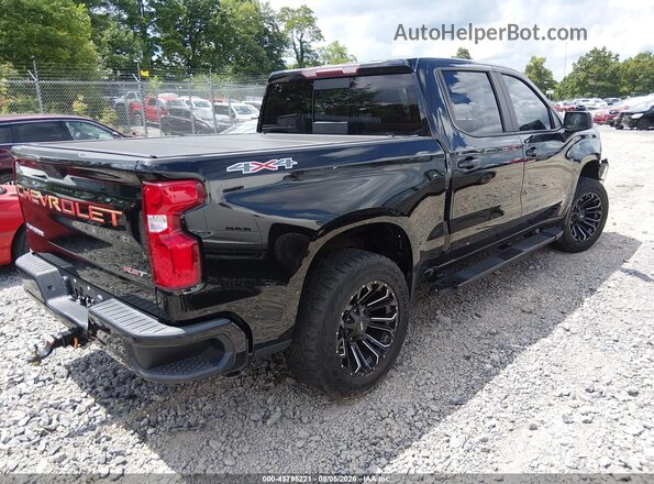 1GCUYEED6MZ151929 2021 CHEVROLET SILVERADO Черный Задняя правая четверть