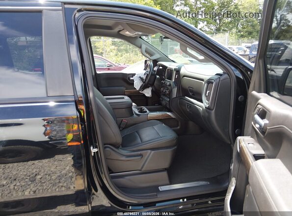 1GCUYEED6MZ151929 2021 CHEVROLET SILVERADO Черный Вид салона спереди