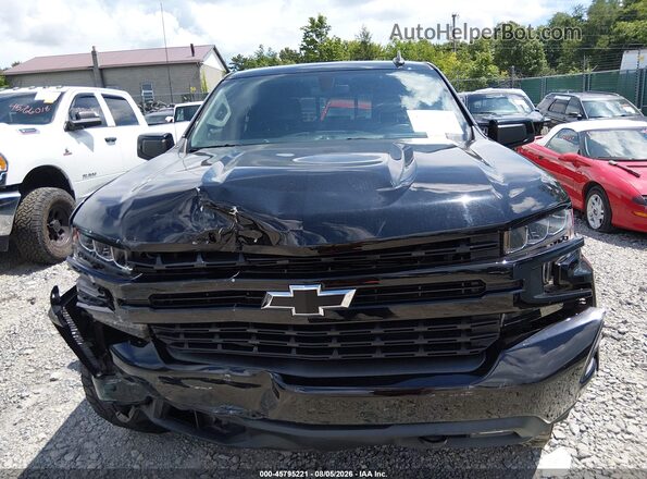 1GCUYEED6MZ151929 2021 CHEVROLET SILVERADO Черный Вид панели приборов