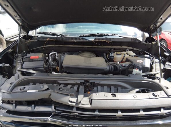 1GCUYEED6MZ151929 2021 CHEVROLET SILVERADO Черный Вид сзади