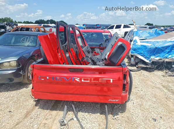 1GCUYEED7MZ168027 2021 CHEVROLET SILVERADO Red წინა ხედი