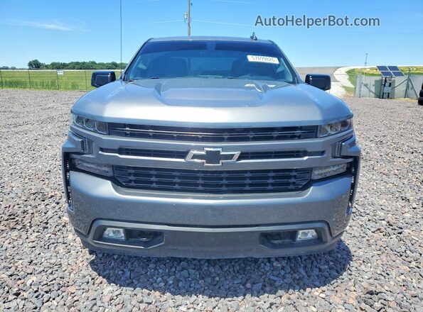 1GCUYEED8MZ396795 2021 CHEVROLET SILVERADO Blue Вид спереду