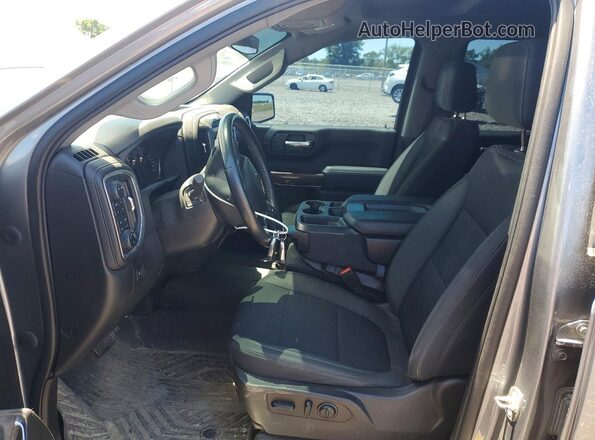 1GCUYEED8MZ396795 2021 CHEVROLET SILVERADO Blue Вид салону спереду