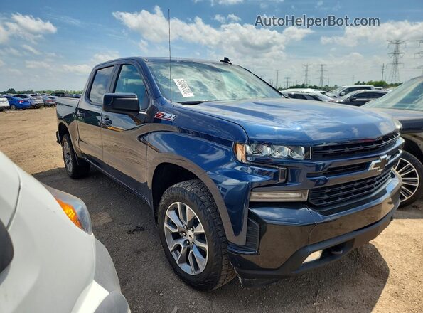 1GCUYEED8NZ105214 2022 CHEVROLET SILVERADO Blue Առջևի աջ
