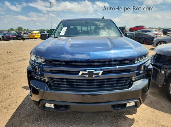 1GCUYEED8NZ105214 2022 CHEVROLET SILVERADO Blue Դիմացի տեսք
