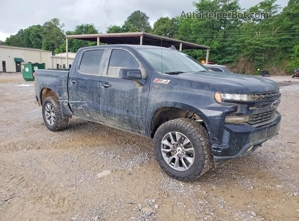 1GCUYEED9KZ407638 2019 CHEVROLET SILVERADO Черный Передняя правая четверть