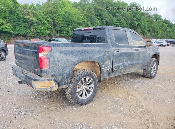1GCUYEED9KZ407638 2019 CHEVROLET SILVERADO Черный Задняя правая четверть
