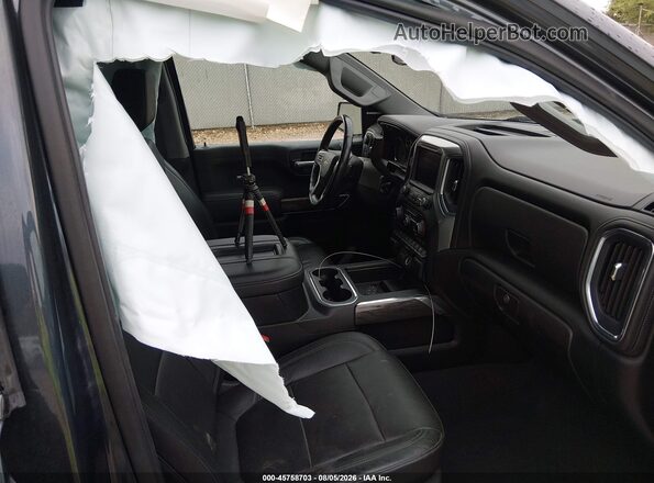 1GCUYGED1LZ264746 2020 CHEVROLET SILVERADO Gray წინა სალონის ხედი