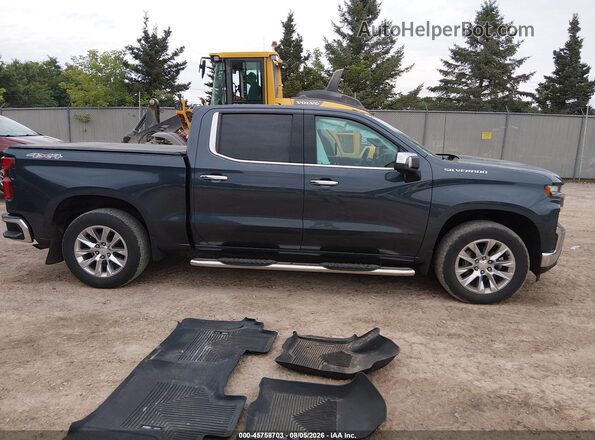 1GCUYGED1LZ264746 2020 CHEVROLET SILVERADO Gray უკანა სალონის ხედი