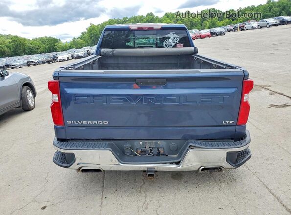1GCUYGED5LZ105499 2020 CHEVROLET SILVERADO Blue Widok z tyłu