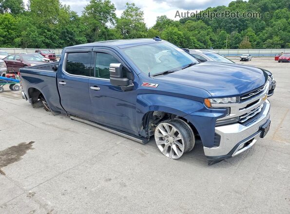 1GCUYGED5LZ105499 2020 CHEVROLET SILVERADO Blue Przód prawy
