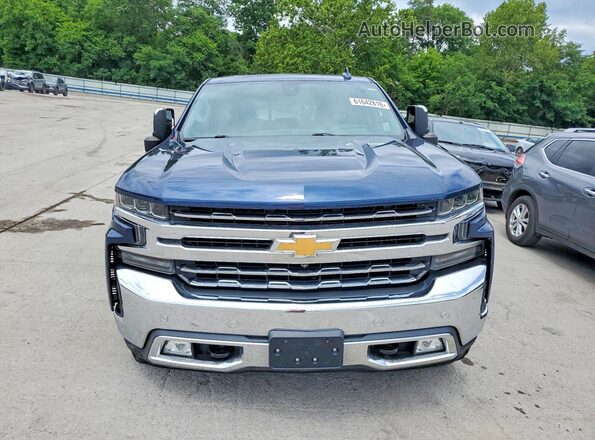 1GCUYGED5LZ105499 2020 CHEVROLET SILVERADO Blue Widok z przodu