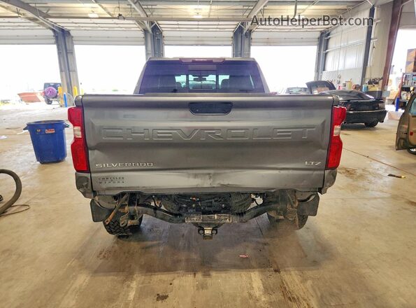 1GCUYGED7LZ208357 2020 CHEVROLET SILVERADO Серый Вид сзади