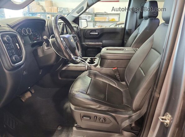 1GCUYGED7LZ208357 2020 CHEVROLET SILVERADO Серый Вид салона спереди