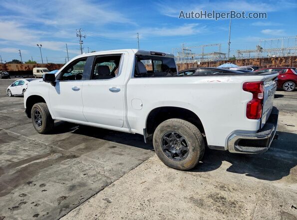 1GCUYGET1MZ288019 2021 CHEVROLET SILVERADO White Հետևի ձախ