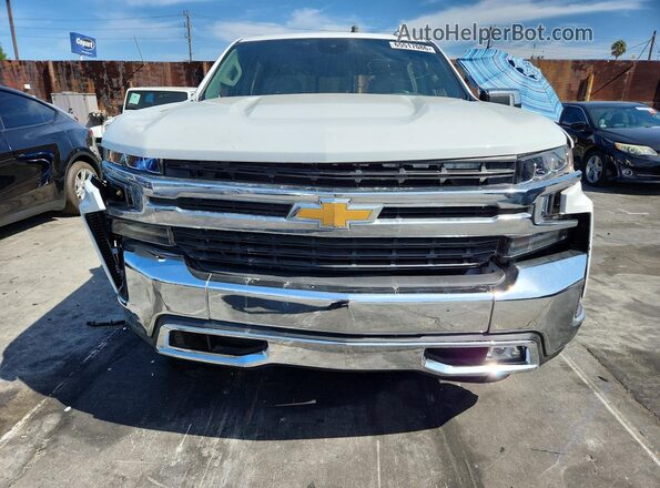 1GCUYGET1MZ288019 2021 CHEVROLET SILVERADO White Դիմացի տեսք