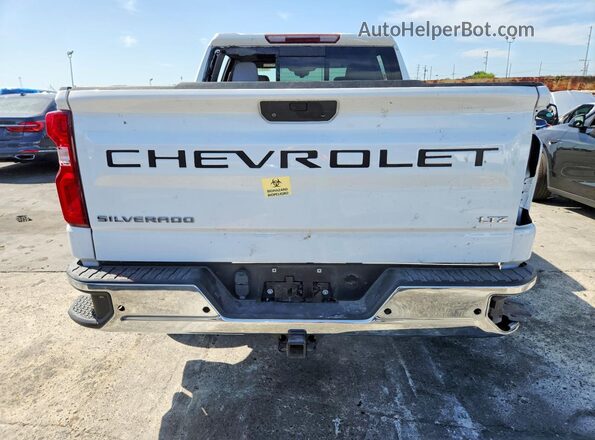1GCUYGET1MZ288019 2021 CHEVROLET SILVERADO White Հետևի տեսք
