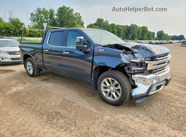 1GCUYGET2MZ109924 2021 CHEVROLET SILVERADO Угольный Передняя правая четверть