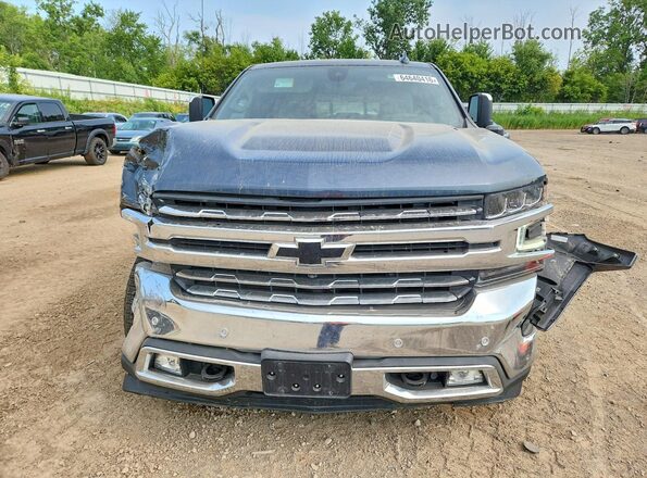 1GCUYGET2MZ109924 2021 CHEVROLET SILVERADO Угольный Вид спереди