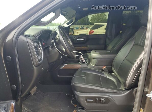 1GCUYHED8MZ120375 2021 CHEVROLET SILVERADO Brown Widok wnętrza z przodu
