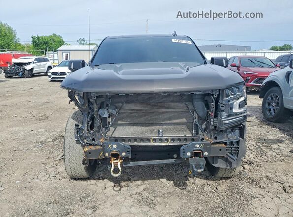 1GCUYHED8MZ120375 2021 CHEVROLET SILVERADO Brown Widok z przodu